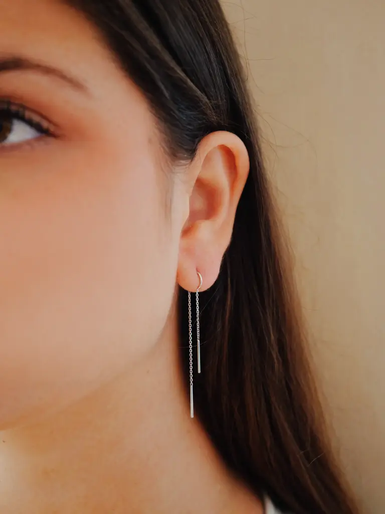 Chaîne LINEA argentée