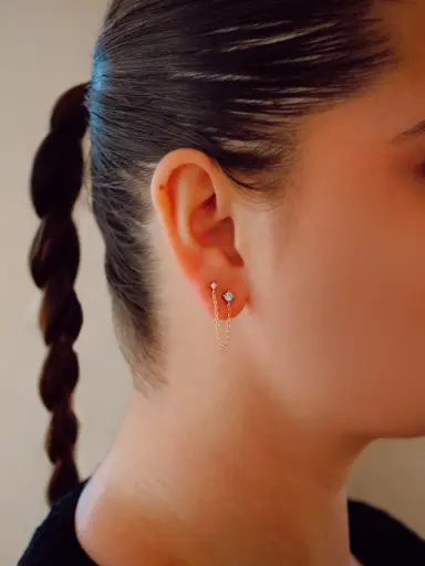 Boucle d'oreille AZURE